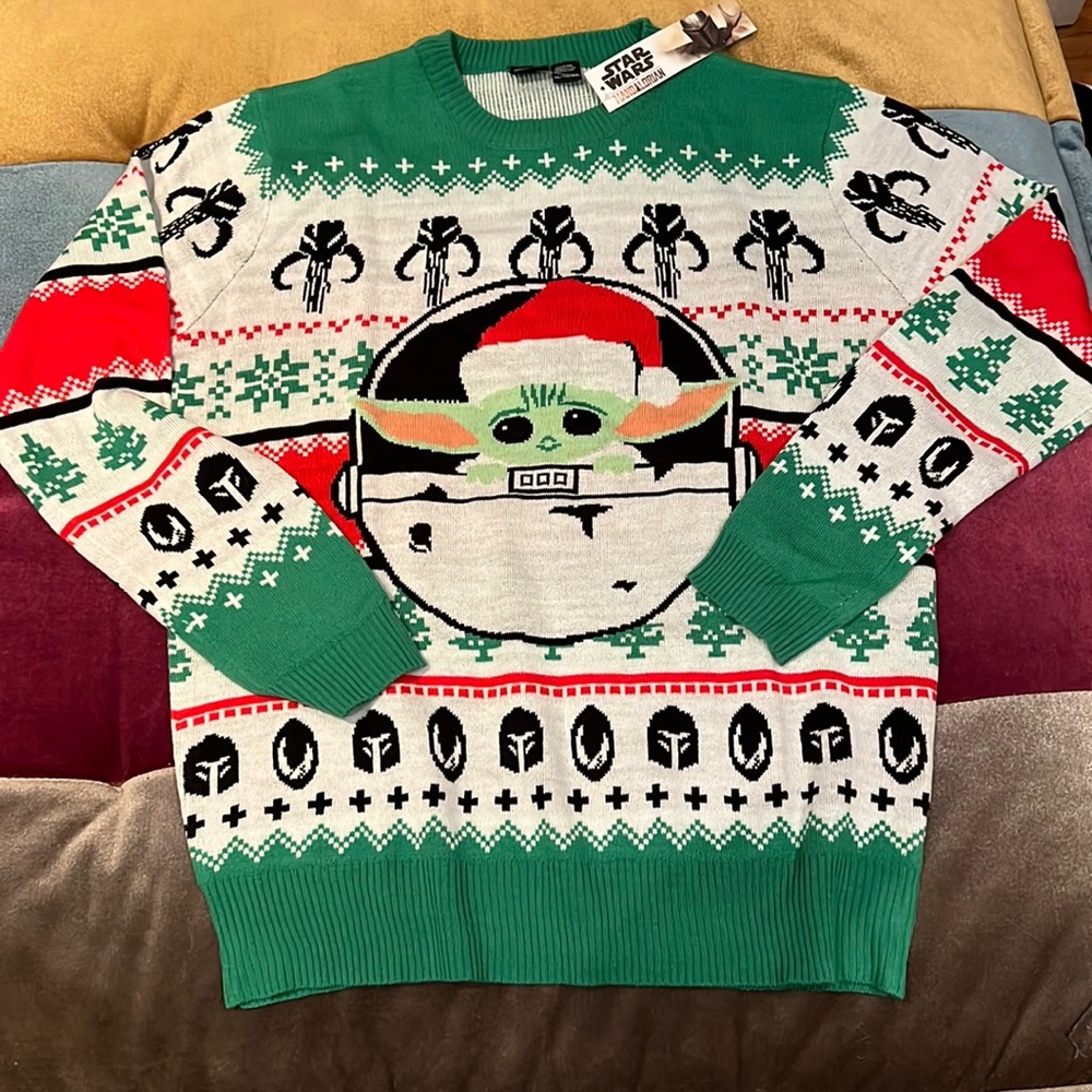 Baby Yoda Christmas Sweater